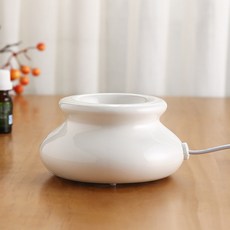 오일 도자기 전기 포트 세트 향로 램프 워머 세라믹 버너 미니 디퓨저 테라피 캔들, 1개