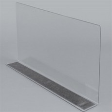신라Pick 자석형 L형 투명칸막이 28x12cm 1P 진열칸막이