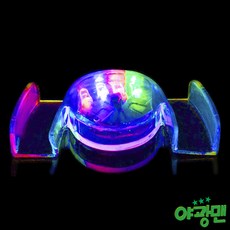 야광맨 LED 마우스피스, LED마우스피스+배터리 포함, 1개