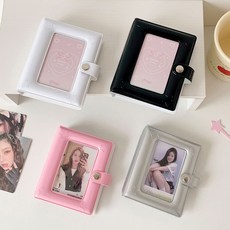 미니 콜렉트북 1단 콜북 앨범 포토카드 포카바인더, 화이트