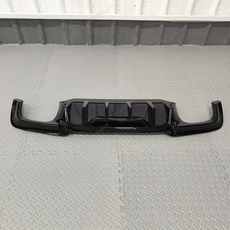 BMW 5 시리즈 F10 F11 M5 2011-2017 블랙 바디 키트 MP 스타일 리어 범퍼 디퓨저 립 스플리터 LED 라이트 튜닝 호환, No Light