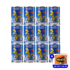 유동 고등어 x+사은품 고등어조림 통조림, 12개, 400g