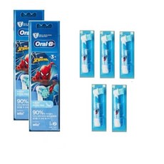 (5입) 오랄비 스테이지스 파워 스파이더맨 남아 남자 어린이 리필 칫솔모 EB10 - 5, 1개, EB10-5