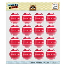 NHL 디트로이트 레드윙스 로고 퍼피 버블 돔 스크랩북 크래 NHL Detroit Red Wings Logo Puffy Bubble Dome Scrapbooking Crafting, 1.0인치 스티커