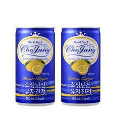 초정탄산 유저진저, 190ml, 60개