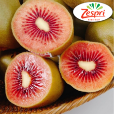 [제스프리] 프리미엄 루비레드 레드키위 뉴질랜드 고당도 20브릭스 이상 제철과일, 1개, 대과(과당 110~120g내외)-5과
