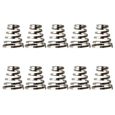 10pcs 자전거 휠 스키어 스프링 스테인리스 스틸 자전거 허브 퀵 릴리스 레버 샤프트 사이클링 산악 도로 자전거를위한 스프링, 1개