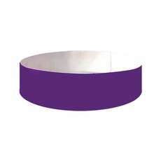 IDBAND 입장팔찌 손목띠 종이팔찌 타이벡재질, 100장, 퍼플
