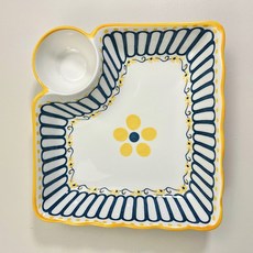 BLOWFISHFUGU 만두접시 북유럽 심플 스타일 7.5인치 만두접시 A+B+C+D 1P/4P, 1개, C, 혼합색상