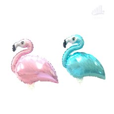 조은 동물풍선 은박풍선 홍학 풍선데코