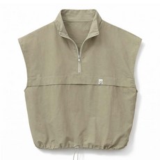 레크레아 아노락 반목 하이넥 집업 여성골프조끼 베스트 바람막이 간절기