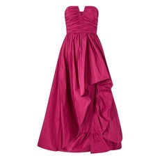 핀코 러플 디테일 드레스