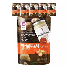 청정원 싱글파우치 머쉬룸투움바소스 150g 6개