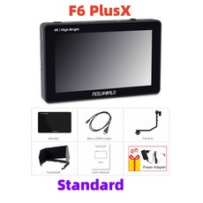 LWORLD F6PLUSX 인치 카메라 DSLR 스크린 필드 터치 고휘도 IPS 민감한 화면 모니터 FHD1920 1080 1600NIT 제어, 02 F6 PLUSX Standard