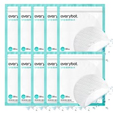 에브리봇 일회용 물걸레 청소포 30p, 10개