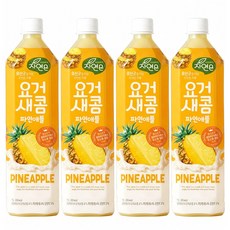 웅진 자연은 요거새콤 파인애플 1.5L, 8개