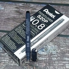스케치/드로잉펜-펜텔 포인트라이너 0.8mm 12자루 드로잉펜 그림그리기펜 일러스트펜 재료 SAKURA dew+294yX