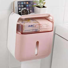 핑크 휴지 디스펜서 화장실용품 롤휴지디스펜서_WFFSJ30, 본상품, 1