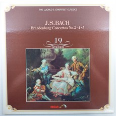 바흐 브란덴부르크 협주곡 제3번 제4번 제5번/ 자켓A+/ 음반 상태 좋음 NM/ LP 초음파세척