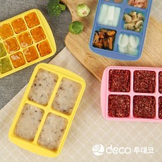 투데코 실리콘 이유식 보관 아이스트레이, 소(S)그레이, 1개