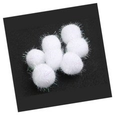 돈스텔 놀이방블록 반짝이 퐁퐁 20mm 흰색