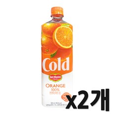 콜드 오렌지 주스, 900ml, 2개