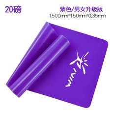 專用羽球訓練彈力帶 健身練背練肩阻力帶 背部訓練 伸展運動拉力阻力帶, 1個, 紫色[1.5米20磅]建議1.4米以下