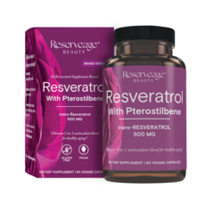 ReserveAge Organics 無麩質白藜蘆醇保健膠囊 500mg, 1個, 60 件