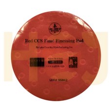 【HoJ】Lake Country LC 5.5吋 CCS半厚 打蠟海綿 拋光海綿 上蠟海綿 拋光綿 汽車美容 美國進口, 紅色, 1個