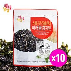 오물조물얌얌 새우멸치 파래돌김자반, 40g, 10개