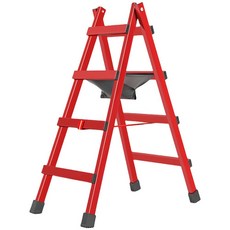 사다리 보행용 사다리 집안용 사다리, 레드, 1개