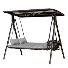 그네 해먹 야외 안뜰 발코니 레저 농촌 알루미늄 합금 흔들 의자, A. 그레이