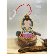 華誠 Q版神像香氛片, 1個, 觀音佛祖