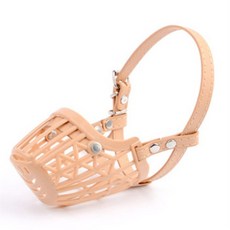 럭키땡큐 반려견 플라스틱 재질 외출용 머즐 입마개 훈련용, 3호