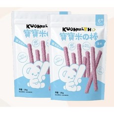 小媽咪團購趣 郭老師寶寶米餅系列(罐裝) 台灣米製成 入口即化 多種口味選擇, 1個, 【袋裝】米果棒, 35g, 紫米