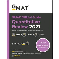 GMAT Official Guide Quantitative Review 2021 Book + Online Question Bank Paperback, Wiley