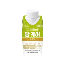 그린비아 당 케어 (호두맛) 호두맛 모음, 12개, 200ml