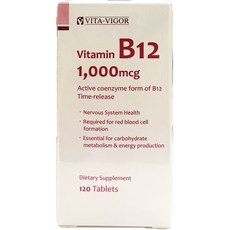VITA-VIGOR 維佳緩釋B12錠, 1個, 120顆