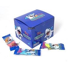 플레이 샤크 9g 50개 젤리 상어 죠스 간식 문방구 편의점 주전부리 과자 사탕, 30개