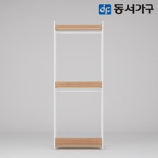동서가구 팬타 포스코 스틸 시스템 드레스룸_800 2단 행거 4colors DF643484, 오크