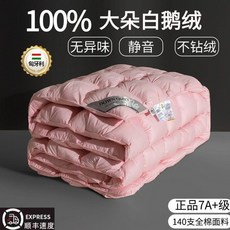 호텔구스이불 구스다운호텔 이불 한파 겨울용 침구헝가리 거위 겨울 5성급 호텔 구스이불세트, C. 핑크