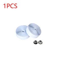 갈색 2pcs 자전거 핸들 바 테이프 비 슬립 사이클링 스폰지 벨트, 01 China Mainland, 12 White 1pc