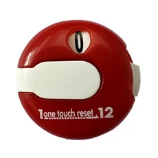 골프 스코어 카운터 미니 스트로크 클리커 탈리 트래커 원터치 리셋 골프 스트로크 카운터 스코어키퍼 부착, 14 Dark Red