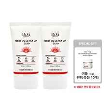 [닥터지 정품] 메디 유브이 울트라 업 선 플러스 SPF50+ PA+++ 50ml / 본품 2개 / 샘플 랜덤 증정(10매)