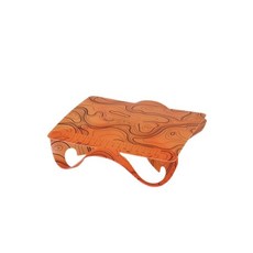 1/2Pcs 야외 카드형 도마 접이식 테이블 야채 도마, Orange color, 1PC