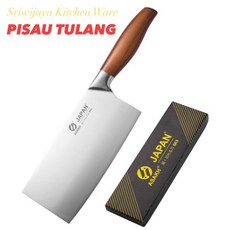 Asakh 日本廚師刀不鏽鋼刀，鋒利耐用，人體工學設計，輕鬆料理, 1Pcs Pisau Chef 911, 1個