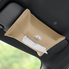 써니글로벌 차량용휴지케이스 휴대용 화장지걸이, 1개, [동풍] 베이지