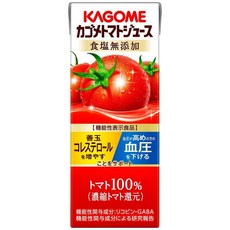 카고메 토마토 주스 식염 무첨가 200ml×24개 종이팩(200ml×48개), 1개, 1g