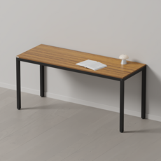 다가구 프래그마 1600 x 600 컴퓨터책상, 지브라 상판+블랙 프레임