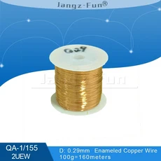 155 변압기 2UEW 4MM 광택 구리 폴리우레탄 직경 에나멜 와이어 100G 점퍼용 1MM QA, 15) 0.29mm 160meters, 1개